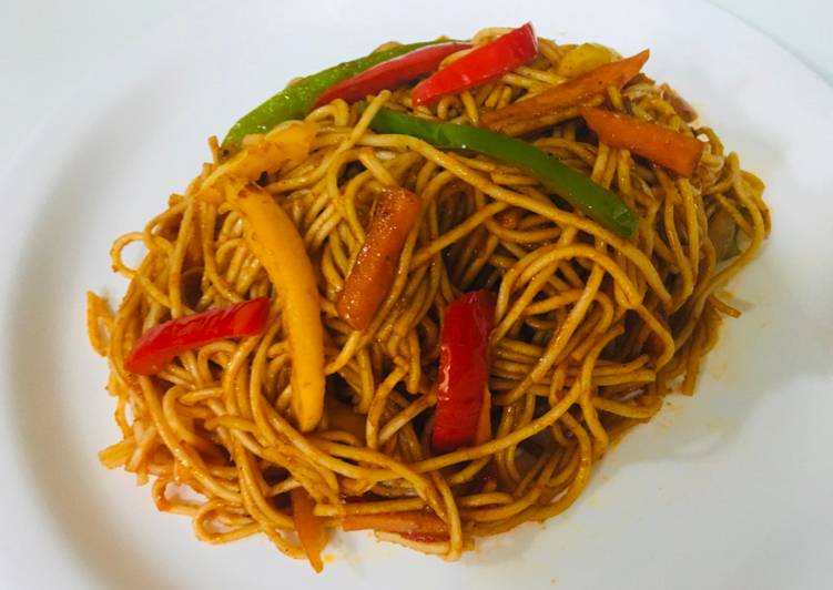 Steps to Prepare Homemade Schezwan noodles