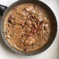 رز بالشبت و دجاج نباتي فيغن بالكريمه-レシピのメイン写真