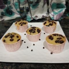 A picture of Choco chips Cup cakes.