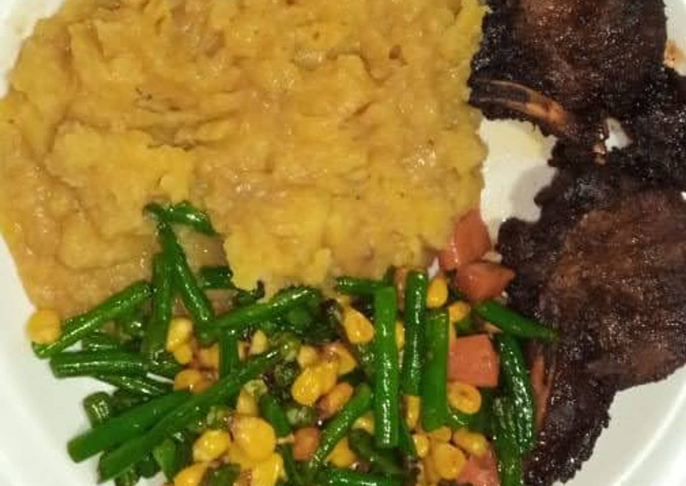 Honeyed pork chops