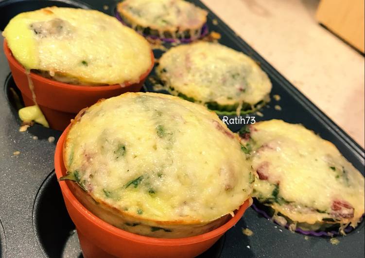 Resep Spinach Muffins Bekal Anak Lezat