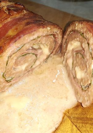 Una foto de Rollo de carne picada