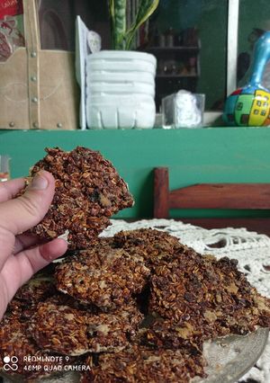 Una foto de Galletitas de granola, chocolate y miel