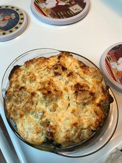 Rakott brokkolis karfiol recept fotója