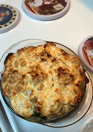 Rakott brokkolis karfiol recept fotója