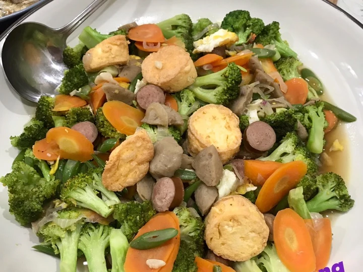 Langkah Mudah untuk Menyiapkan Resep Capcay Sayur Bakso Sosis yang Bikin Ngiler Anti Ribet, Bisa Manjain Lidah