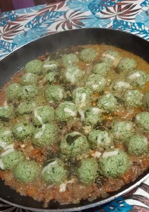 Una foto de Bolitas de ricota y espinaca
