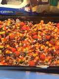 Candy corn bark