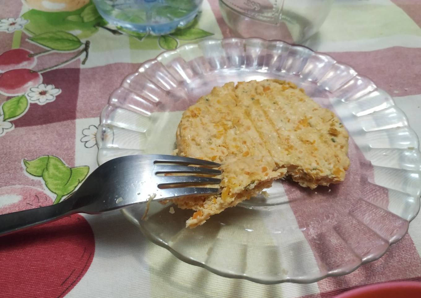 Hamburguesa fitness de pavo y zanahorias