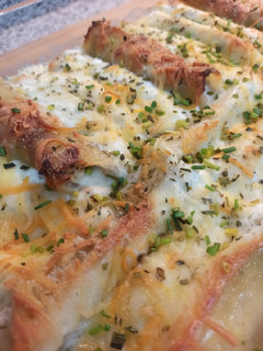 Una foto de Canelones rellenos de atún 🐟 y queso 🧀