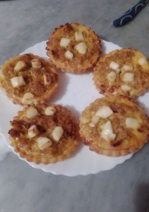 صورة لوصفة تارتولات مالحين 😋