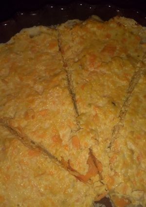 Una foto de Tarta de pollo y zanahoria