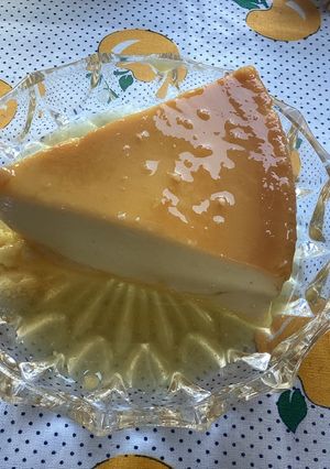 Una foto de Flan de coco