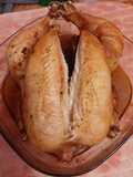 Pollo al horno con especias y mantequilla