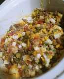 Crockpot Taco Hashbrown Casserole