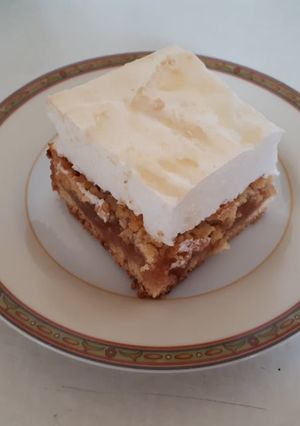 Habos-almás sütemény recept fotója