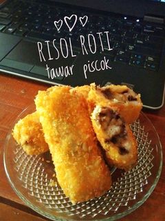 Foto resep Risol roti tawar isi piscok