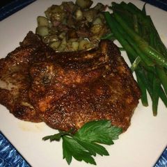 A picture of Sweet and Spicy Pork Chops.