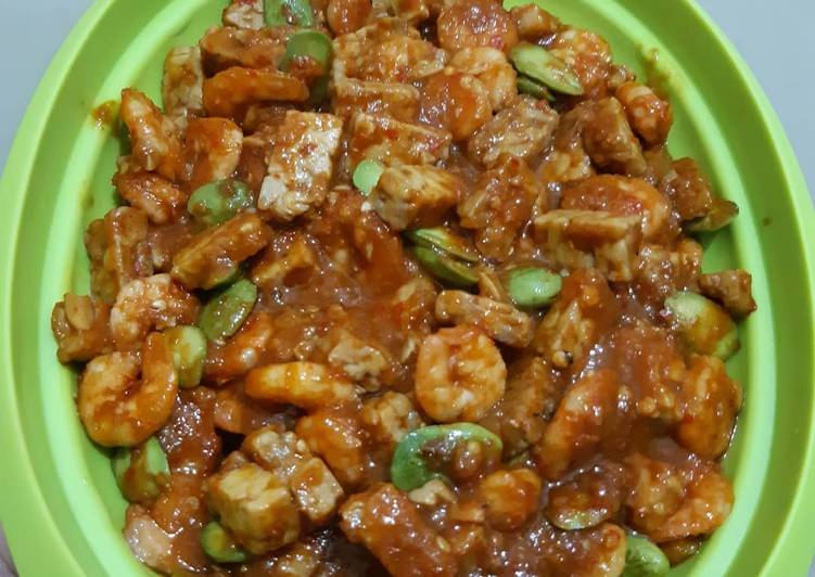 Sambal Goreng Udang Pete