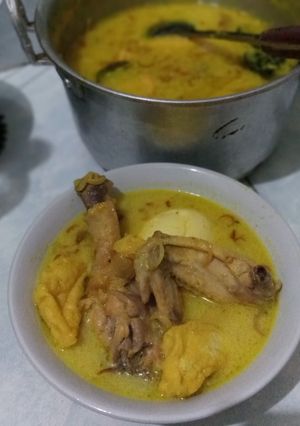 Foto resep Kare ayam tahu telur