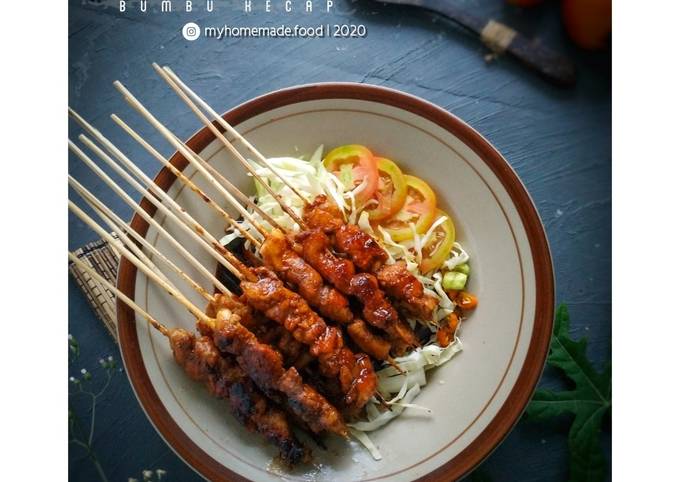 Cara Gampang Membuat Sate Ayam Bumbu Kecap, Bisa Manjain Lidah