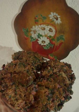 Una foto de Bocaditos de hojas de remolacha con harina de garbanzos