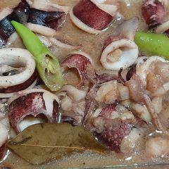 Squid in Garlic and Olive Oil A picture of Squid in Garlic and Olive Oil.