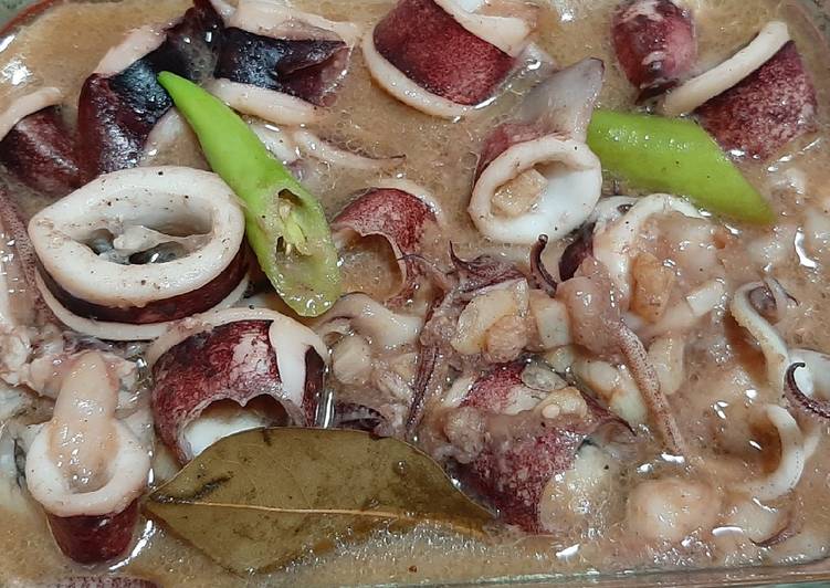 Recipe of Ultimate Squid in Garlic and Olive Oil