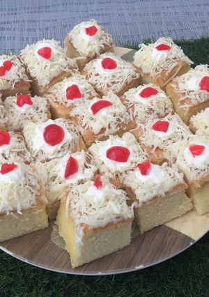 Foto resep Bolu Lembut Topping Keju