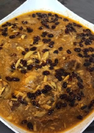 عکسی از دستور خورشت خلال کرمانشاه