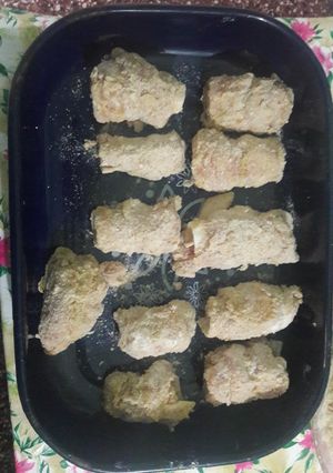 Una foto de Rollitos de bife de pollo