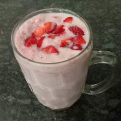 A picture of Strawberry milkshake.