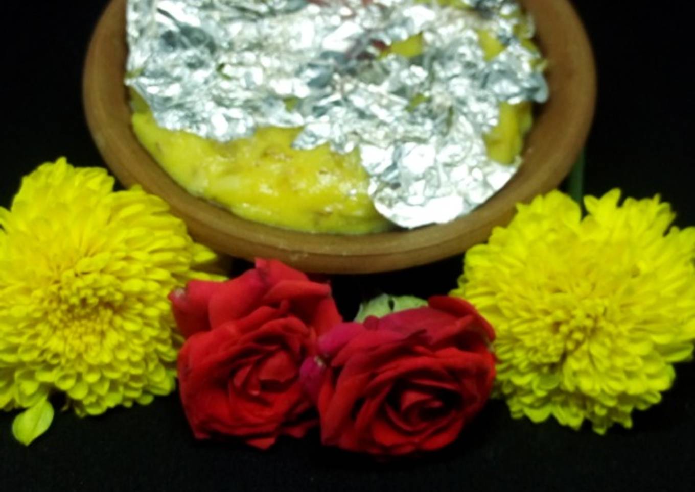 Mango wheat kheer