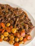 Daging sapi panggang saus italia