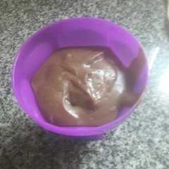 Una foto de Postre de leche  / chocolate/light
