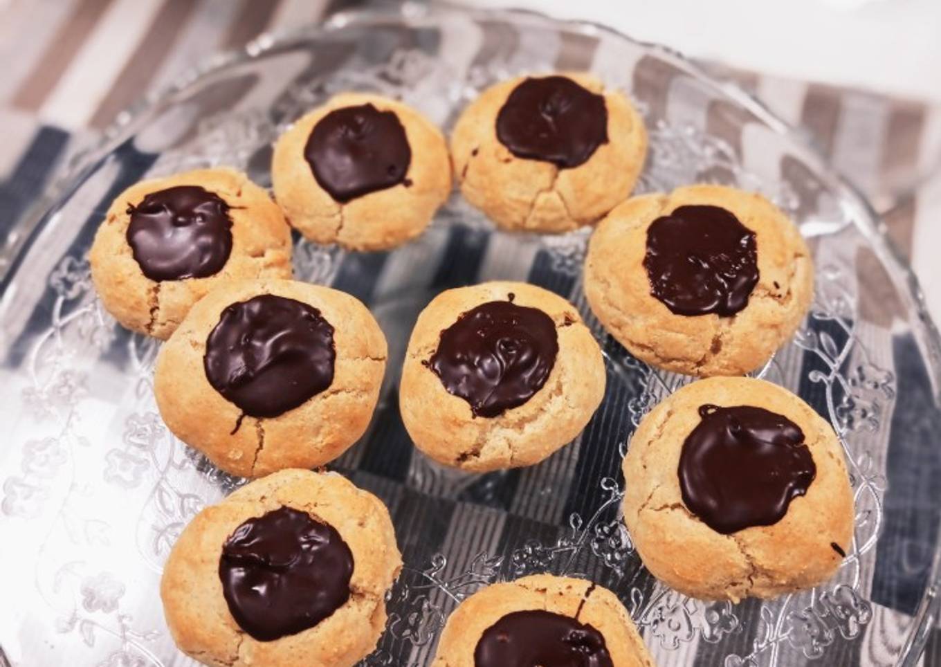 Pepas con chocolate saludables
