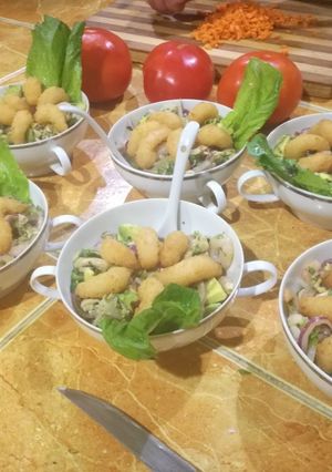 Una foto de Ceviche de camarón Apanado al estilo Akeru 🤯🍤