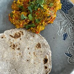 A picture of All time favourite Baingan bharta.