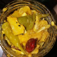 A picture of Kerri ka homemade achar.