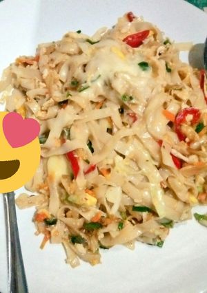 Foto resep Kwetiau mozarela ala pasta