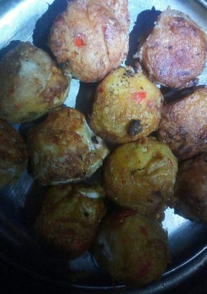 Sweet potato ball ainihin hoton girkin