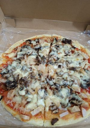 Foto resep Pizza Mushroom Mozzarella