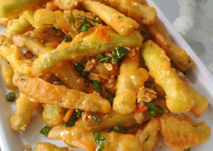 Resep Buncis Cabe Garam (Ala Chinese Food) Anti Gagal