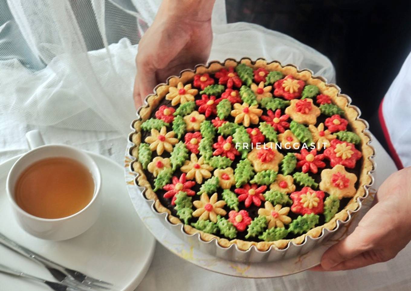Pie Cake Coklat tanpa telur