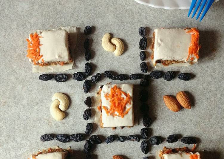 Simple Way to Prepare Super Quick Homemade Vegan Carrot cake with Cashew cream frosting