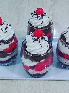 Una foto de Tortitas selva negra individuales