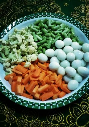 Foto resep Pedas Gurih Sayur Telur Puyuh