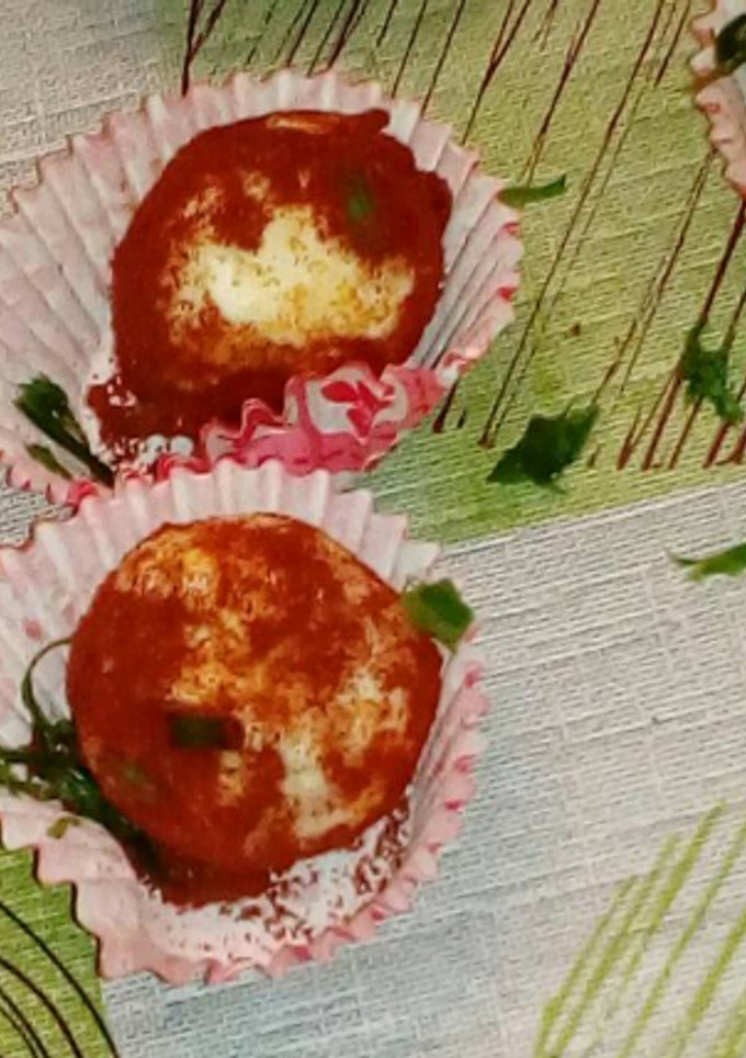 Una foto de Bolitas de queso de cabra y uva