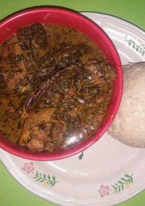 A picture of Atama soup.