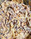 Ensalada para tacos de camarón